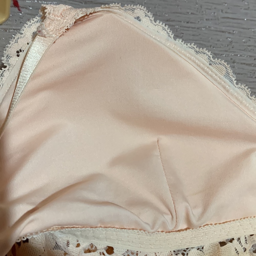 Forever21 Lace Bralette Bra Peach M - Picture 11 of 15